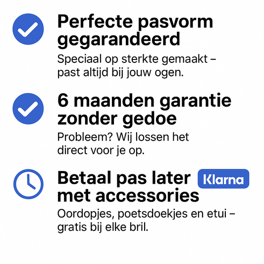 Hydrodynamische zwembril op sterkte